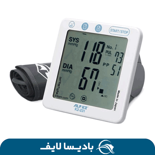 فشارسنج دیجیتال ALPK2 مدل K2-231 - دقت و راحتی در اندازهگیری فشار خون فشارسنج دیجیتال ALPK2 مدل K2-231 با صفحه نمایش بزرگ و طراحی کاربرپسند