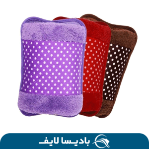 کیسه آبگرم برقی با روکش مخملی نرم و راحت