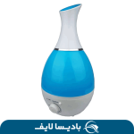 دستگاه بخور سرد کوزه‌ای برای مرطوب کردن هوای اتاق با ظرفیت 2.4 لیتر و چراغ LED رنگی برای زیبایی بیشتر