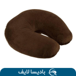 تصویر بالش دور گردنی الیافی طبی با طراحی ارگونومیک برای راحتی بیشتر در سفر و محیط‌های کاری، قابل شستشو و سبک برای حمل آسان. خرید از بادیسا لایف.