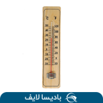 دماسنج محیط چوبی برای اندازه‌گیری دمای محیط داخلی با طراحی کلاسیک
