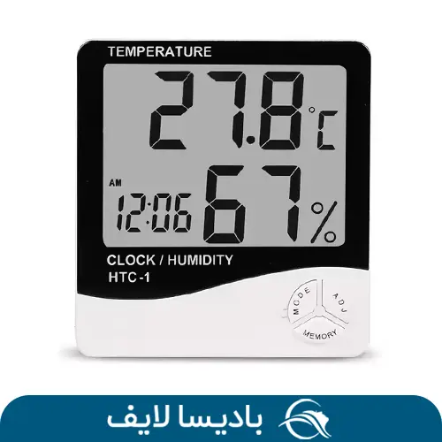 دماسنج و رطوبت سنج HTC-1 — بادیسا لایف خرید دماسنج و رطوبت سنج HTC-1 با نمایشگر بزرگ و حافظه دما و رطوبت از فروشگاه بادیسا لایف