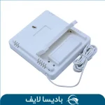 دماسنج و رطوبت‌سنج دیجیتال مدل HTC-2 بادیسا لایف – نمایشگر LCD بزرگ، قابلیت نمایش دما و رطوبت محیط، همراه با ساعت و تقویم.